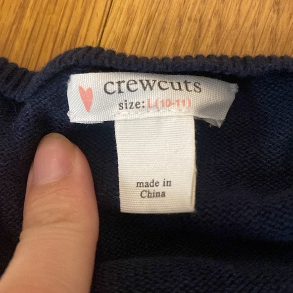 Crewcuts Girls Navy Blue Cardigan Size L - Picture 4 of 8